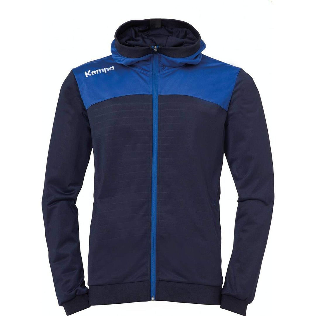 Kempa Herren Emotion 2.0 Kapuzenjacke, Marine/Royal, XXL