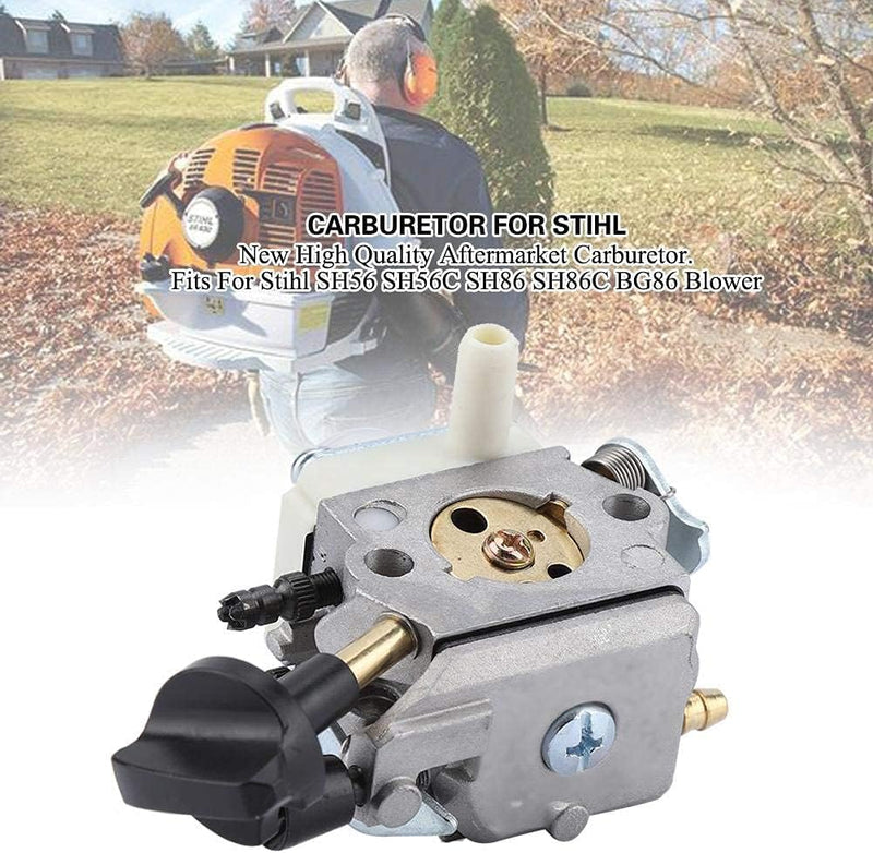 Jeffergarden Vergaser Trimmer Carburetor kit Gebläser Luftfilter Repower Kit für Stihl BG86 SH56 SH5