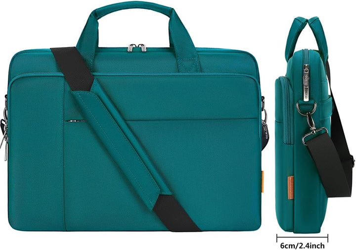DOMISO 17 Zoll Laptop Tasche Aktentasche Schultertasche Business Wasserdicht Notebooktasche für 17-1