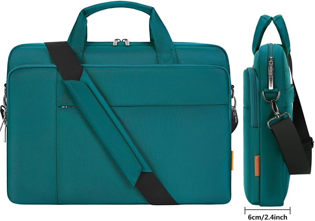 DOMISO 17 Zoll Laptop Tasche Aktentasche Schultertasche Business Wasserdicht Notebooktasche für 17-1