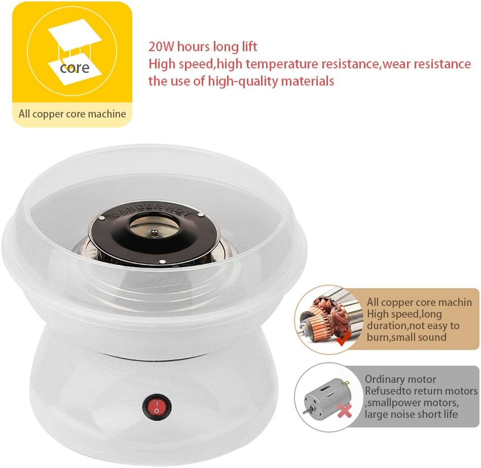 Professionelle Zuckerwattemaschine aus Baumwolle – für Zuhause, Kinder – Partygeschenk – Cotton Cand