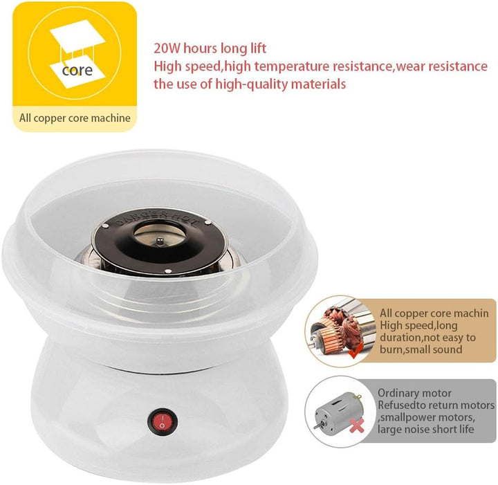 Marshmallow-Maschine Kinderhaushalt Mini-Marshmallow-Maschine (220V-240V) (Weiss)
