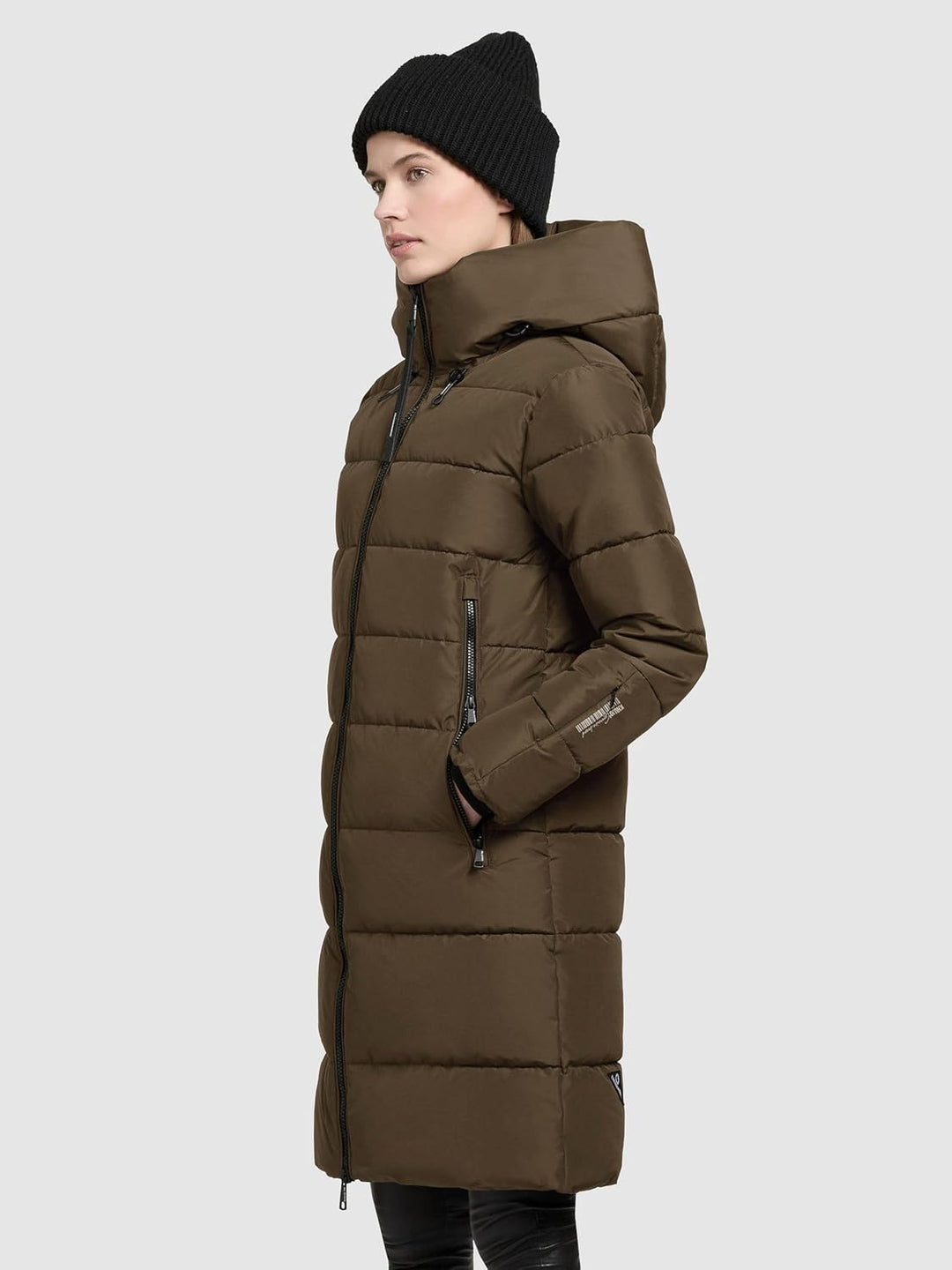 khujo - Damen - Wintermantel - Jilias 5 Steppmantel Winterjacke XS Old Green, XS Old Green