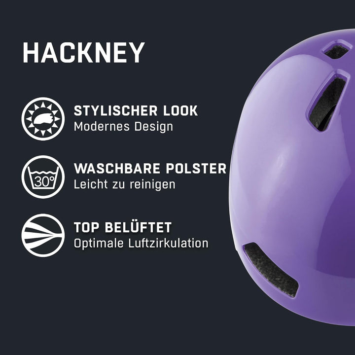 ALPINA HACKNEY - Leichter, Bruchfester & Optimal Klimatisierter Fahrradhelm Mit Nachrüstbarem LED Fü