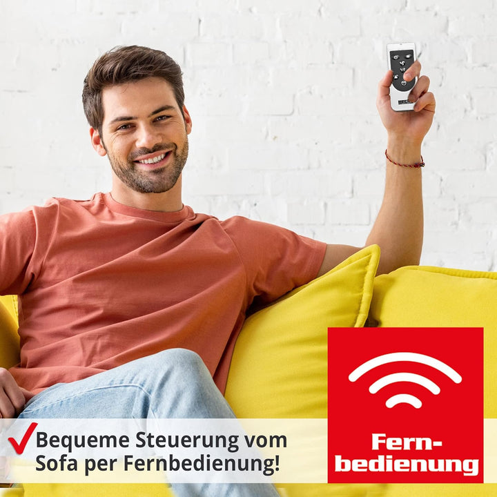 HECHT Elektroheizung (Brandneue Version) - Heizgerät für eine schnelle und wohlfühlende Wärme – Stro