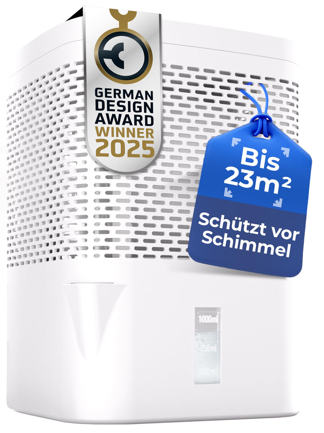 BonAura® Luftentfeuchter ohne Strom - Raumentfeuchter für Keller, Bad uvm. - 680g Luftenfeuchter Nac
