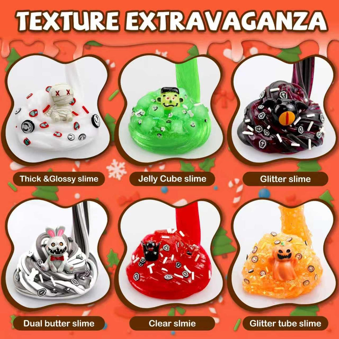 Slime Adventskalender 2025 für Kinder – 13 Tage Schleim Set Weihnachtskalender,Weihnachten Geschenk