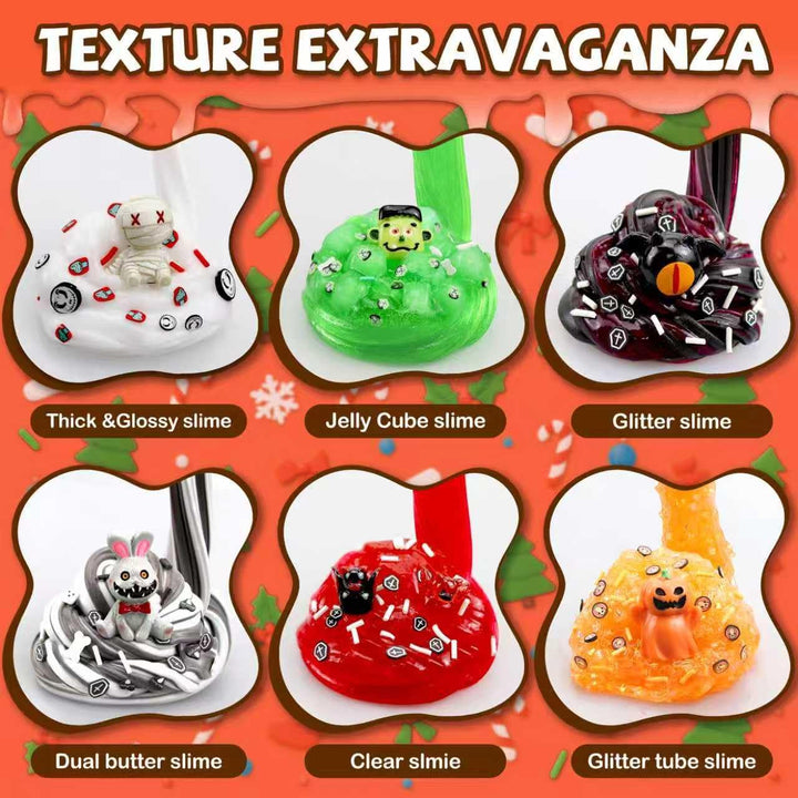 Slime Adventskalender 2025 für Kinder – 13 Tage Schleim Set Weihnachtskalender,Weihnachten Geschenk