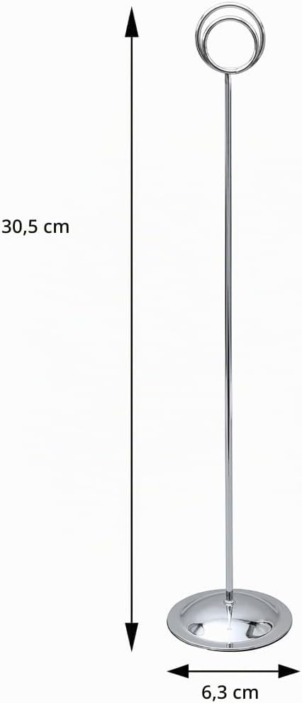 HOHIYA Tischnummernhalter Tischkartenhalter Tischkarte Tischnummer Ständer für Hochzeiten, 30,5 cm h