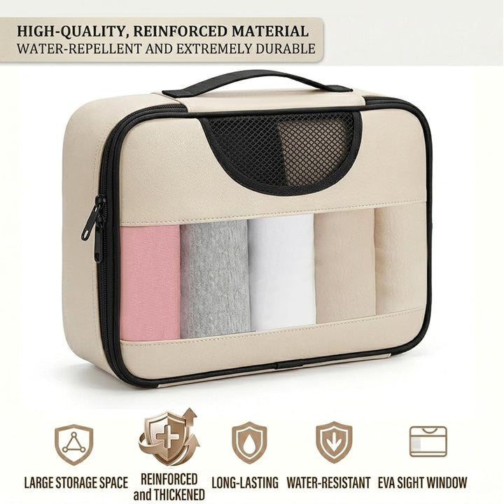 Koffer Organizer Set 8-teilig aus 800D Oxford Stoff,Packwürfel Reissfest &Wasserdicht, Packing Cubes