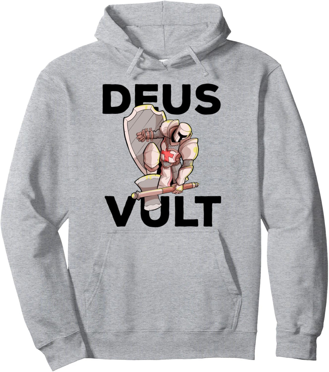 Tempelritter Templer Motto DEUS VULT Jesus Tempel Ritter Pullover Hoodie
