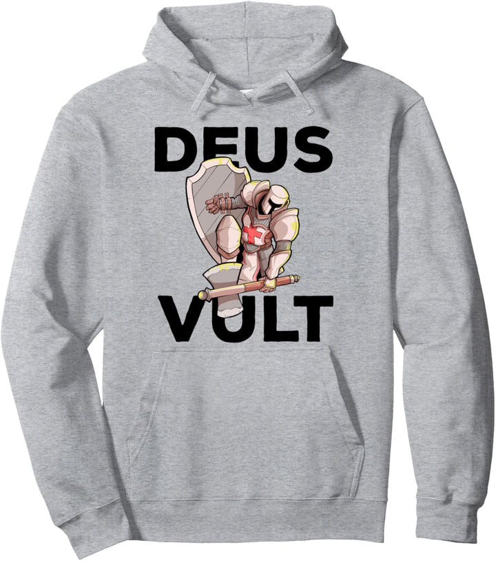 Tempelritter Templer Motto DEUS VULT Jesus Tempel Ritter Pullover Hoodie