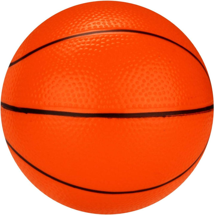 New Port Mini Basketballboard with Ring, Ball and Pump, Transparent/Black/Orange, one Size