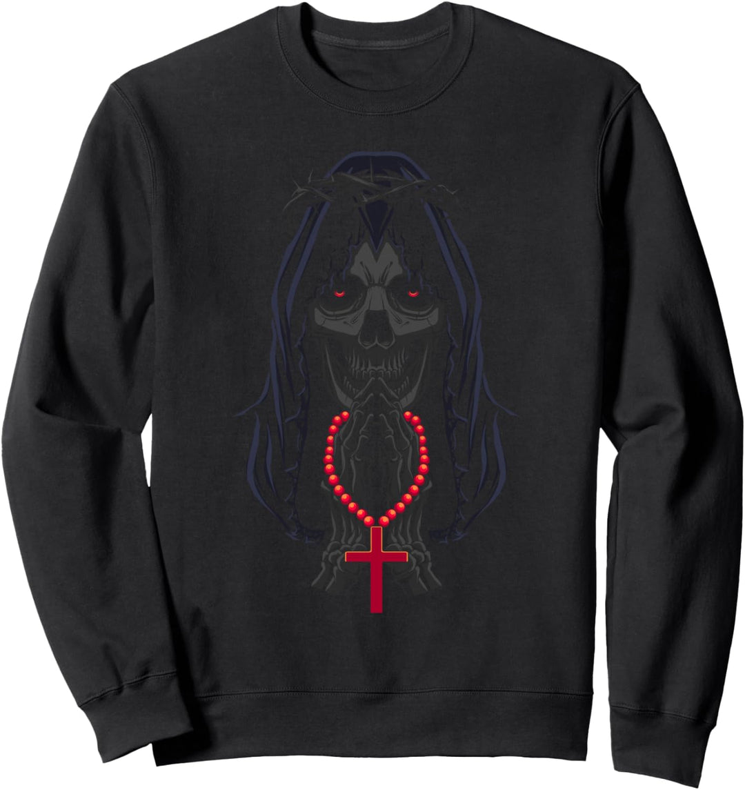 Tag der Toten Gebete - La Calavera Catrina - Santa Muerte Sweatshirt