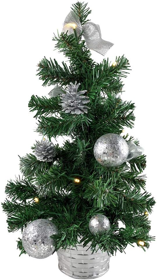 RIFFELMACHER & WEINBERGER Riffelmacher 20258 Geschmückter Weihnachtsbaum, beleuchteter 50 cm grosser