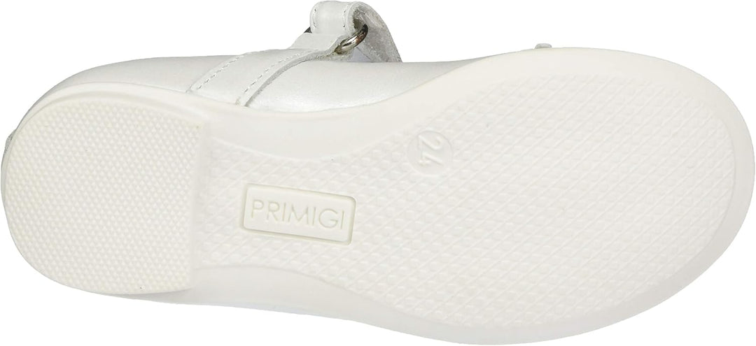 PRIMIGI Mädchen Ballerina Bambina Mary Jane Halbschuhe, 33 EU Wei&#xDF; Bianco 5437000