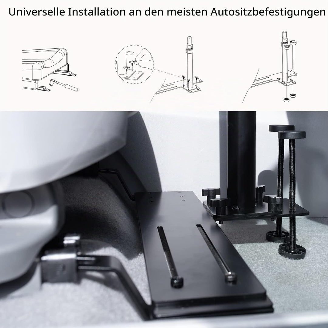 VIVO MOUNT-CAR01 Laptophalterung für Autos, voll verstellbare Verlängerung, Notebookständer für LKW,