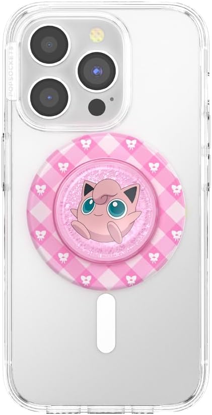 PopSockets runder Telefongriff kompatibel mit MagSafe, Adapterring im Lieferumfang enthalten, Telefo