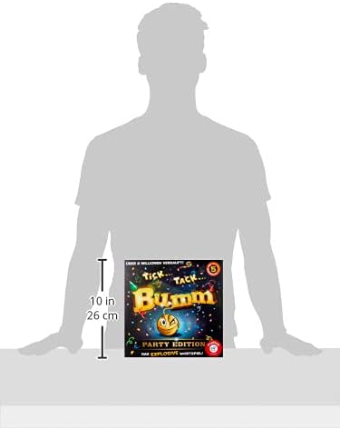 Piatnik 6483 Tick Tack Bumm Party-Edition des Spieleklassikers | ab 12 Jahren geeignet | Das Explosi