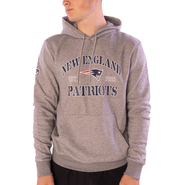 New Era Tampa Bay Buccaneers Hoodie Herren Kapuzenpullover New England Patriots Light/Grey S, New En