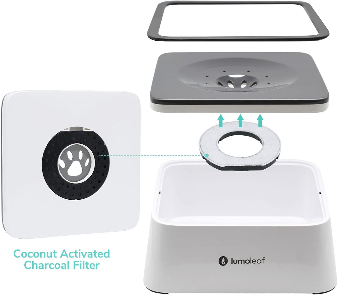 LumoLeaf Ersatzfilter für 2 l Haustier Wassernapf Kokosnuss Aktivkohle Filter für Hund Wasserspender