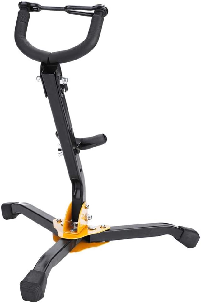 Dilwe Faltbarer Saxophon Stand, justierbares Metall Alto Tenor Saxophon Stativ