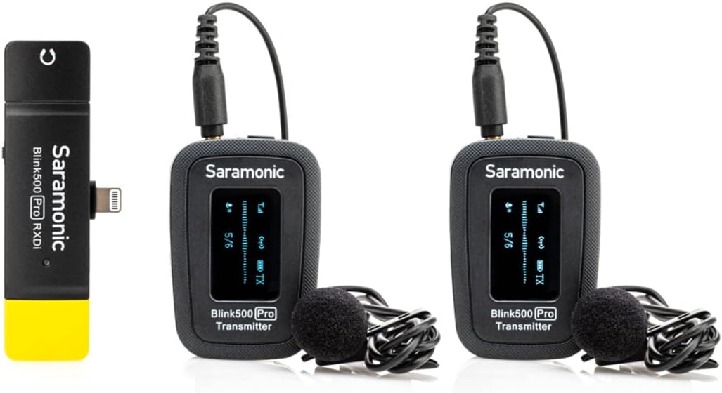 Saramonic kabellos für iOS Lightning-Geräte. BLINK500PROB4