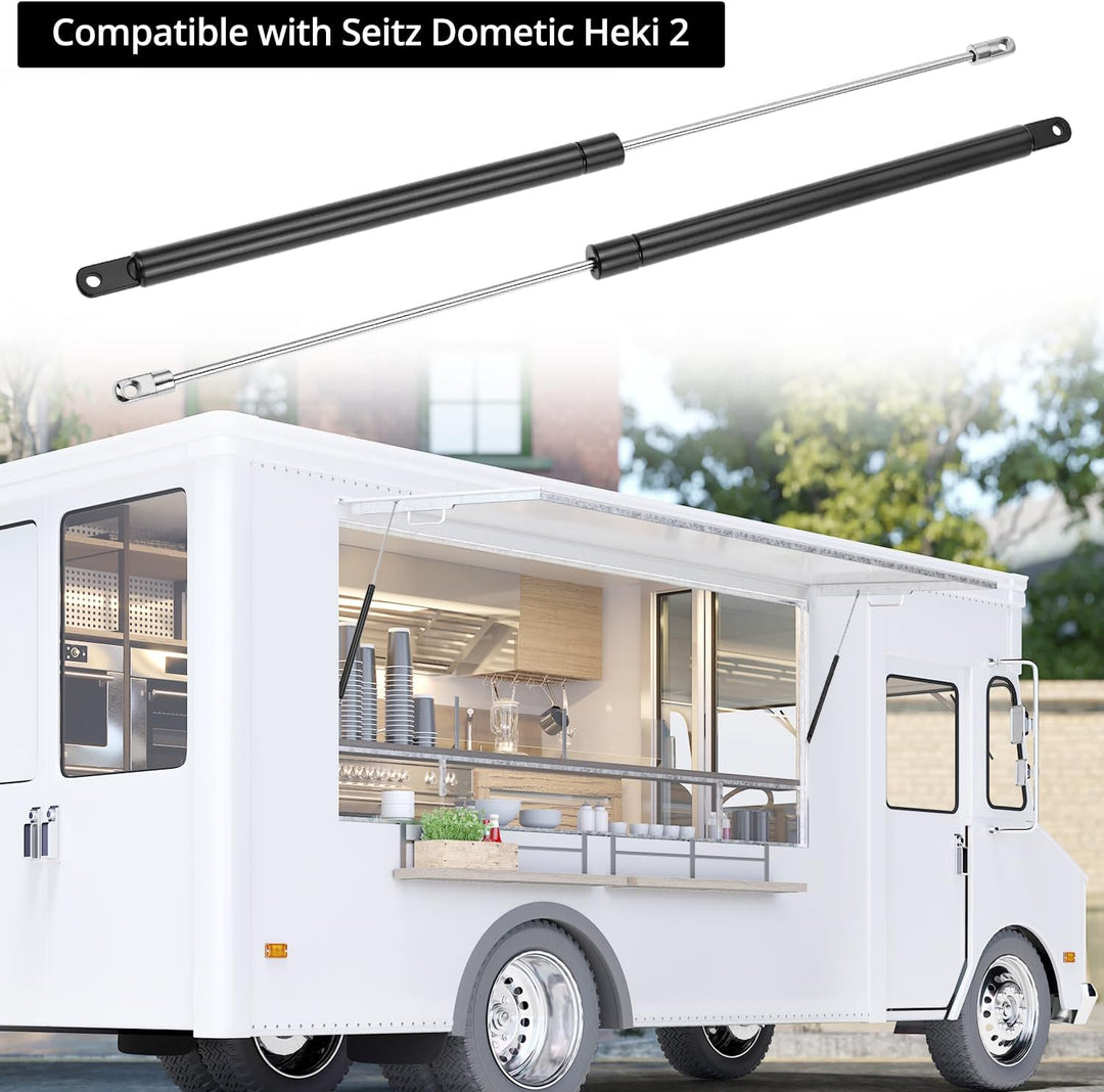 QWORK® 2 Stück Gasdruckfeder, Gasdruckdämpfer, Zubehör für Wohnwagen, Kompatibel mit Seitz Dometic H