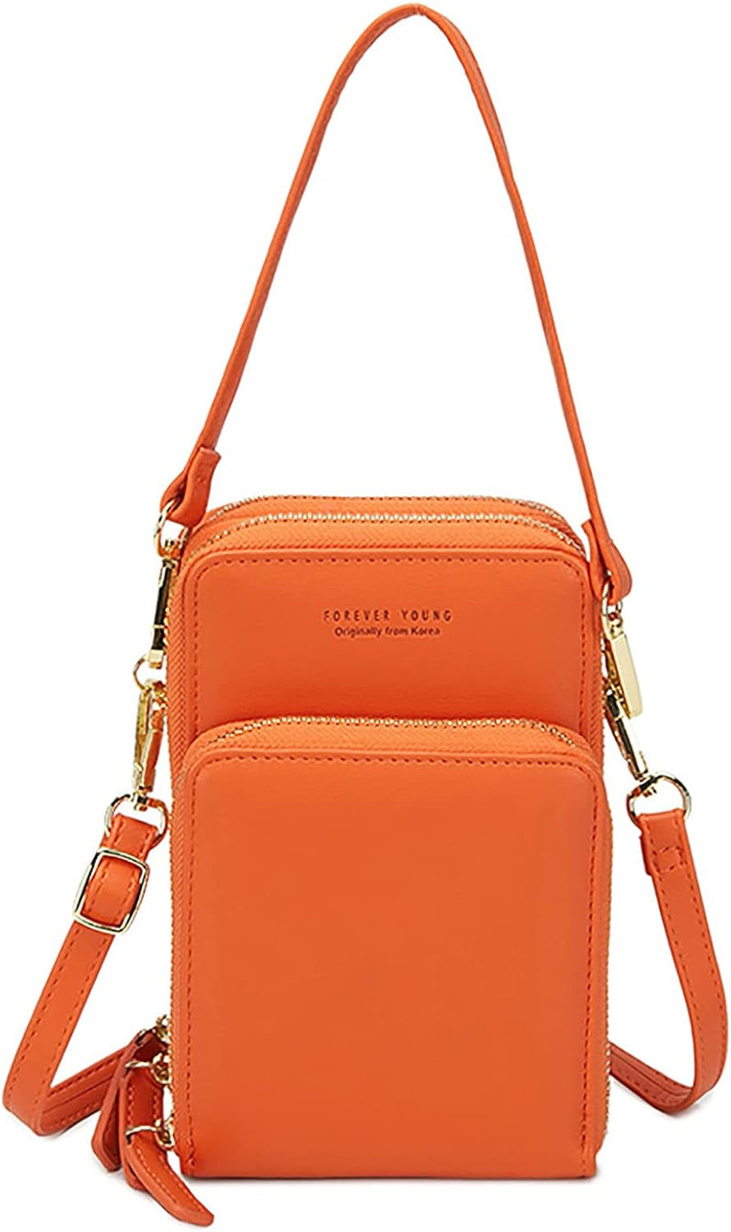 FANDARE Handy Umhängetasche Frauen Crossbody Tasche Schultertasche Damen Handy-Brieftasche Klein Han