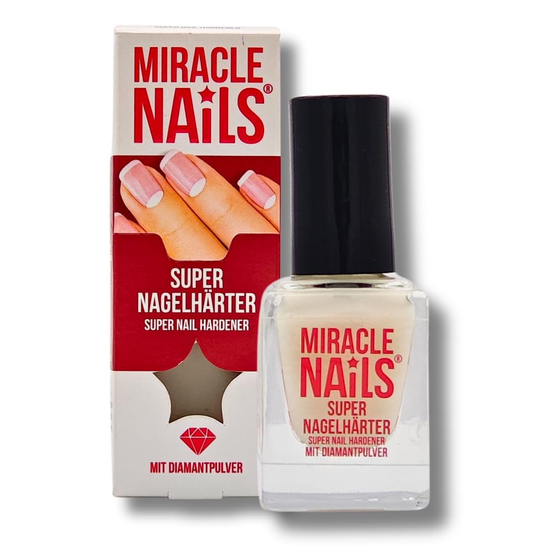 Miracle Nails Super Nagelhärter 3x 8 ml I Nagelstärker I Nagelverstärker I Nagellack I Nagelbruch I