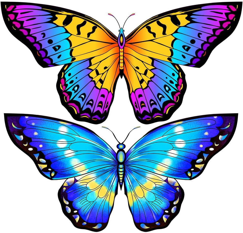 HONBO Schmetterling Drachen Butterfly Kites, flugdrachen für Kinder und Erwachsene,120x95cm with Lon