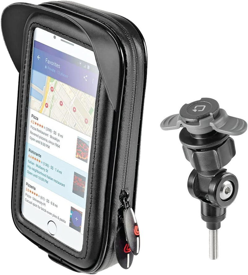 Lampa Optiline DuoLock Wasserdichtes Motorrad Hülle für Smartphones und Titan M6 Pro, M6-Schraube Ri