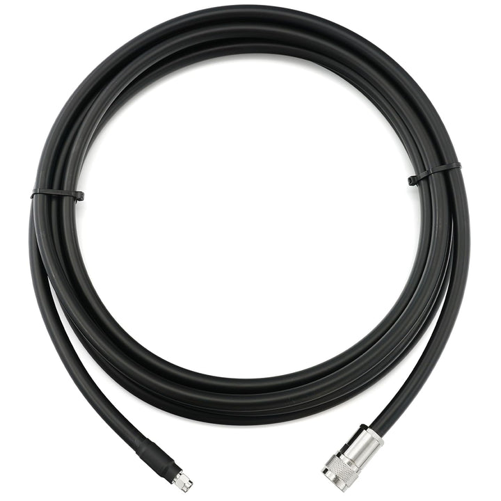12m RP-SMA Stecker auf N Stecker Koaxialkabel – 12 Meter 8D-FB Ultra-Verlustarmes Ø11.1mm Verlängeru