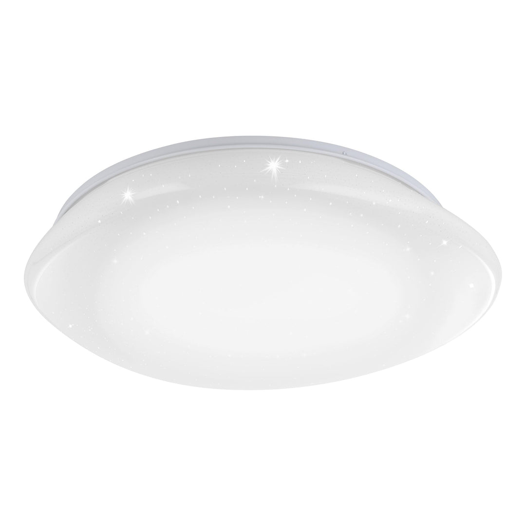 EGLO LED Deckenlampe Sileras, 1 flammige Deckenleuchte mit Sternenhimmel-Effekt, Material: Stahl und