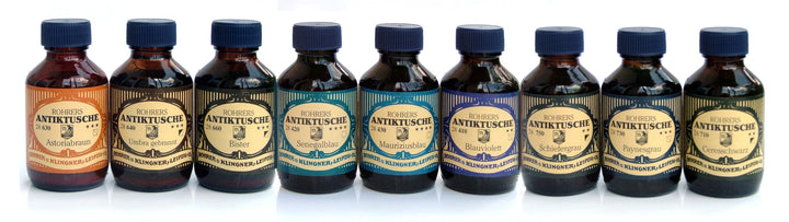 ROHRERS Antiktusche Bordeaux, 100 ml Glasflakon