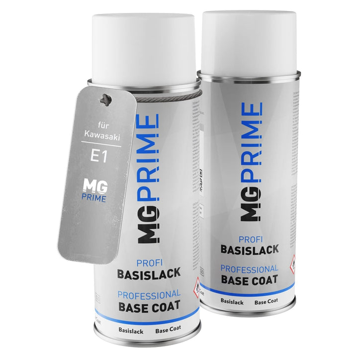 MG PRIME Motorradlack Sprühdosen für Kawasaki E1 Candylightning Blue M Grundlack Basislack Spraydose