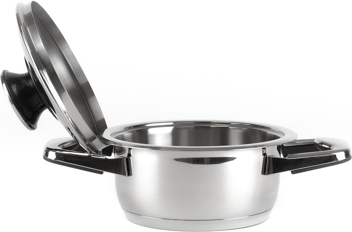 Töpfe Pfannen Bräter Collection, alle Herdarten + Induktion, hochwertiger 18/10 Edelstahl, Deckel mi