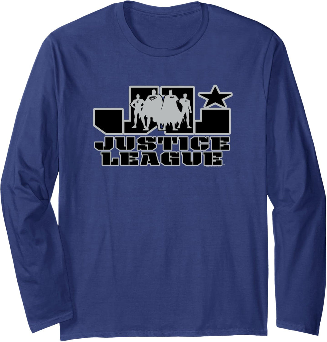 Justice League JLA Logo Langarmshirt