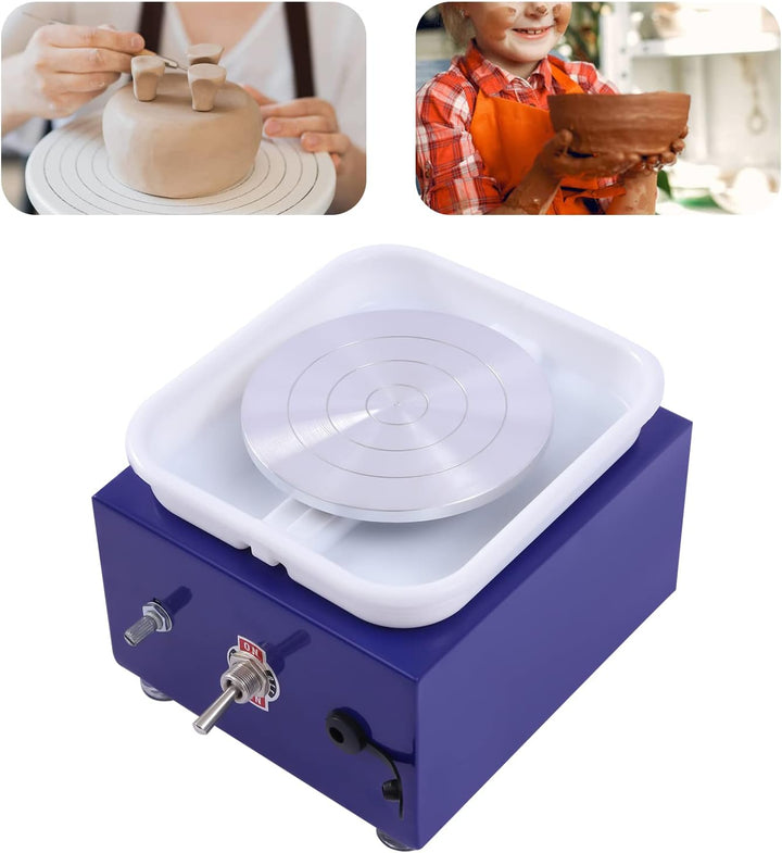 Mini Elektrische Töpferscheibe 10 cm Turntable, 2000RPM Tonmaschine Mini Electric Pottery Wheel Kera