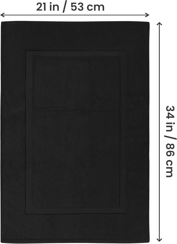 Utopia Towels Badteppich, Baumwolle, kein Badezimmerteppich, 53,3 x 86,4 cm, 100% ringgesponnene Bau