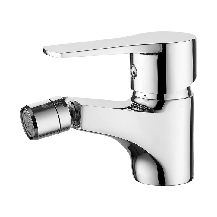 Ibergrif Star, Einhebel Bidetarmatur, Waschtischarmatur mit Auslauf Höhe 57 mm, Chrom, Silber Bidet