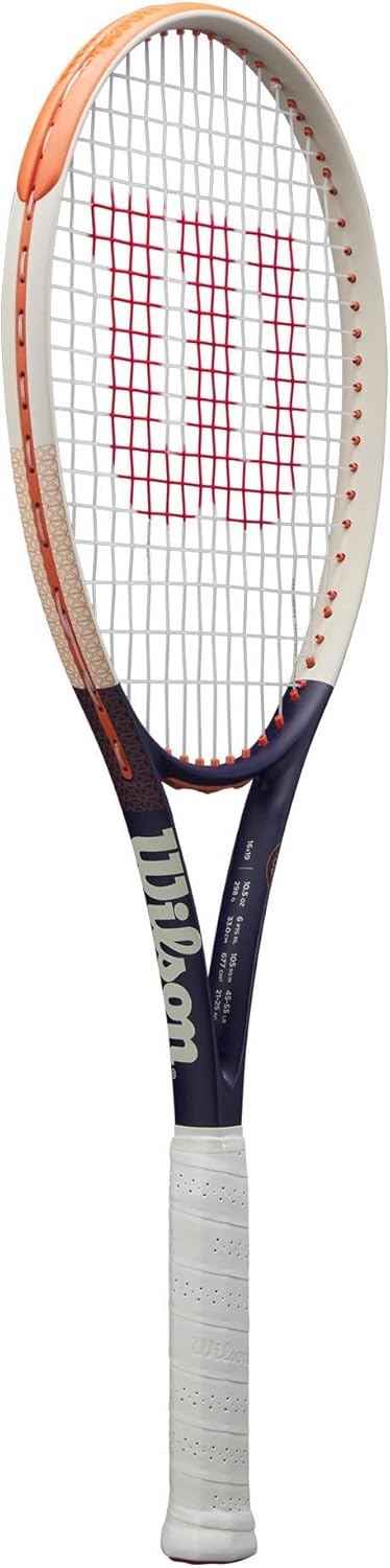 Wilson Roland-Garros Triumph Tennis 4-1/4" (2) Marineblau / Weiss, 4-1/4" (2) Marineblau / Weiß