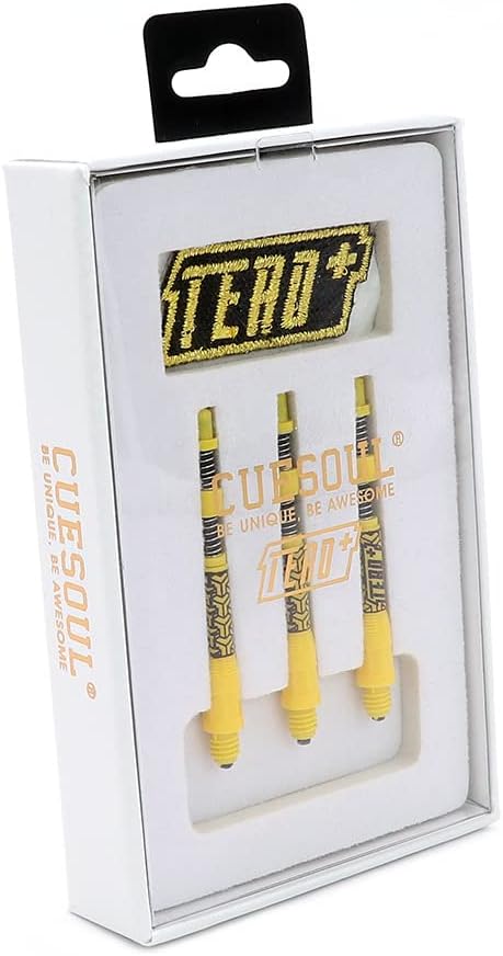 CUESOUL TERO+ AK7P Dart Shafts, Neues Double Direction Teleskop und Rotating Dart Flights System gel