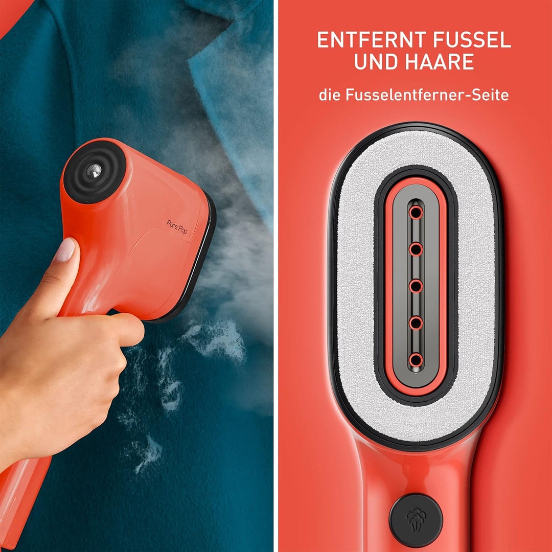 Tefal DT2022 Pure Pop Dampfbürste | 1300 W | 70 ml Wassertank | entfernt bis zu 99,99% der Viren/Bak