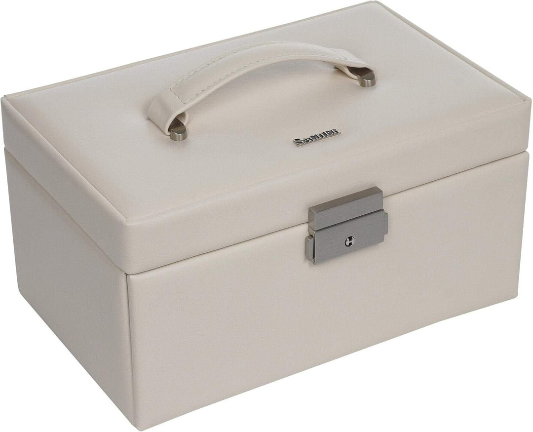 SACHER Schmuckkasten Elly elegance/ivory (Vollrindleder), Ivory