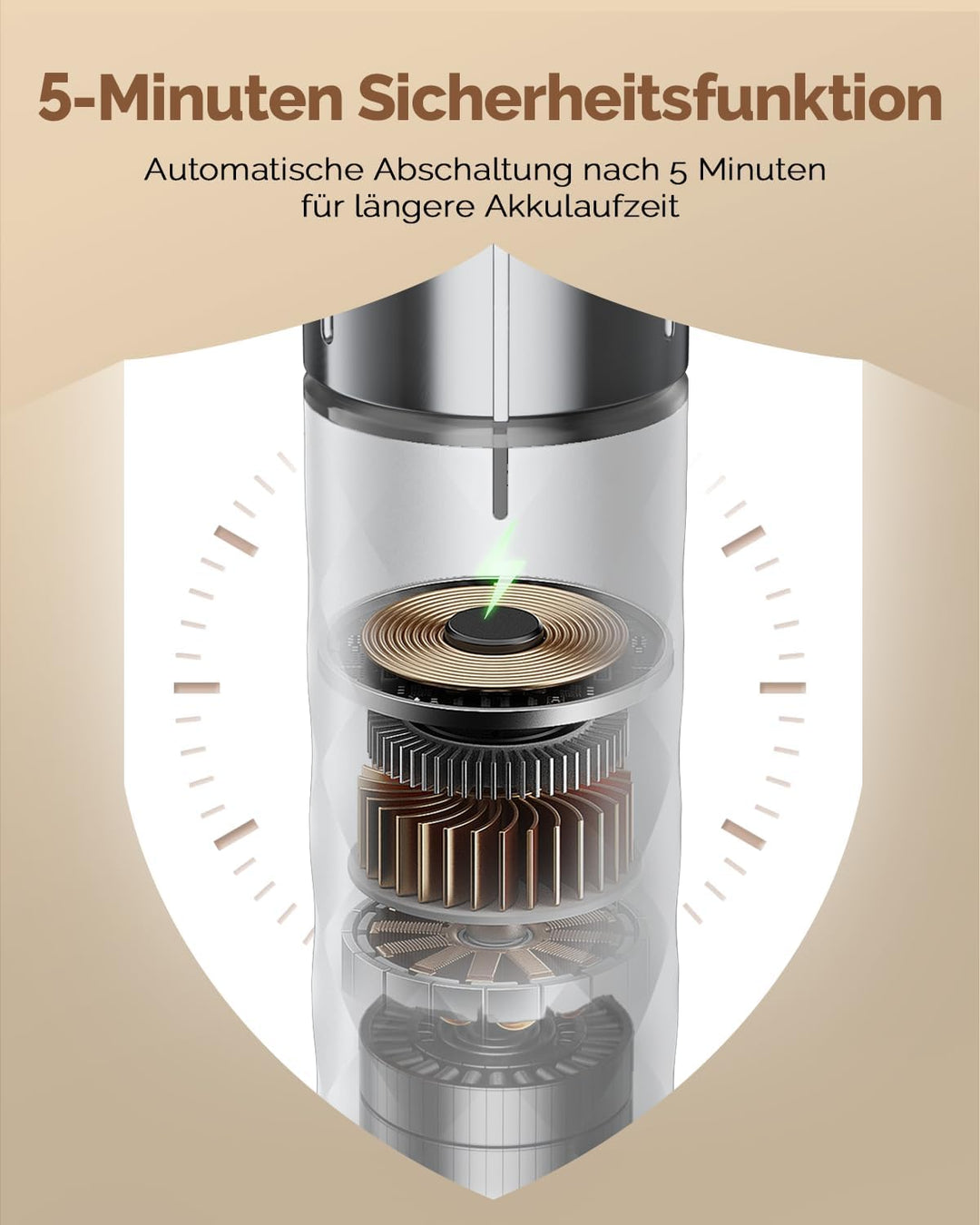 Maestri House Milchaufschäumer Mit Stufenloser Geschwindigkeitsregelung, Usb Aufladbar Milchaufschäu