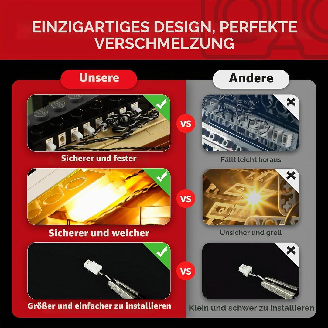 BRIKSMAX Licht für LEGO Sherlock Holmes: Bücherstütze 10351 - Compatible with Icons Bausteinen Model