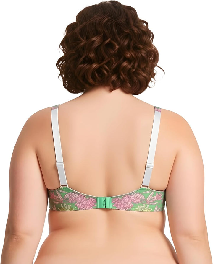 Curve Muse Damen-BH, ungefüttert, Balconette, Baumwolle, Spitze, Übergrösse, 2er- oder 3er-Pack 75B