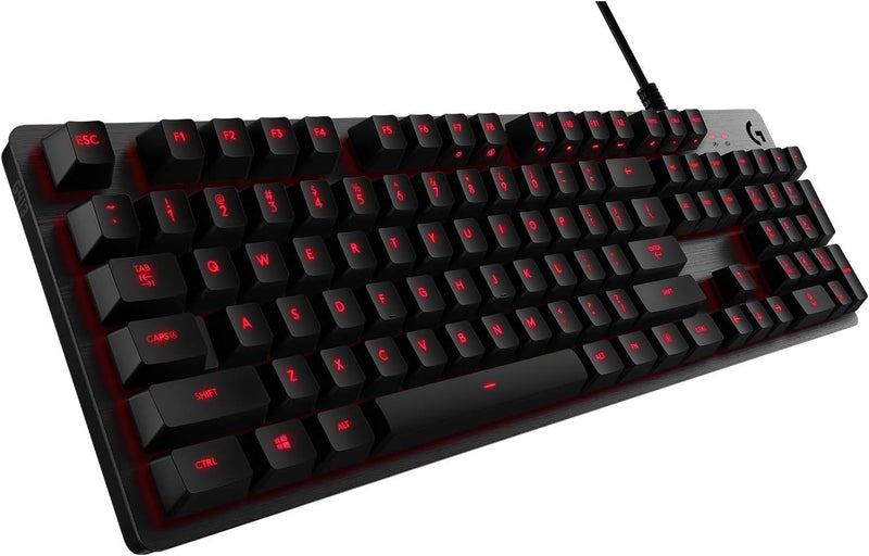 Logitech G413 Mechanische Gaming-Tastatur, Taktile Romer-G Switches, Gebürstetes Aluminiumgehäuse, P