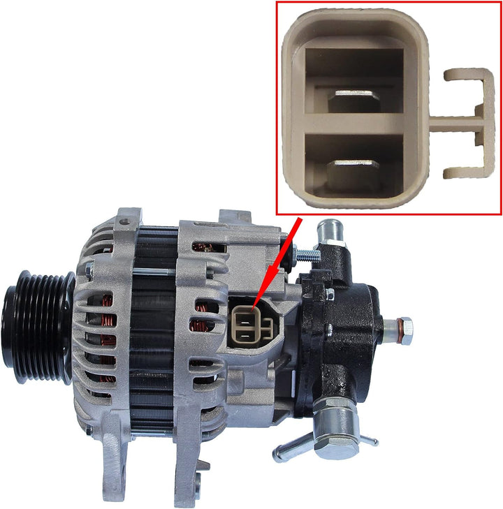 ATEC Germany Lichtmaschine 14V 110A Generator mit Freilaufriemenscheibe